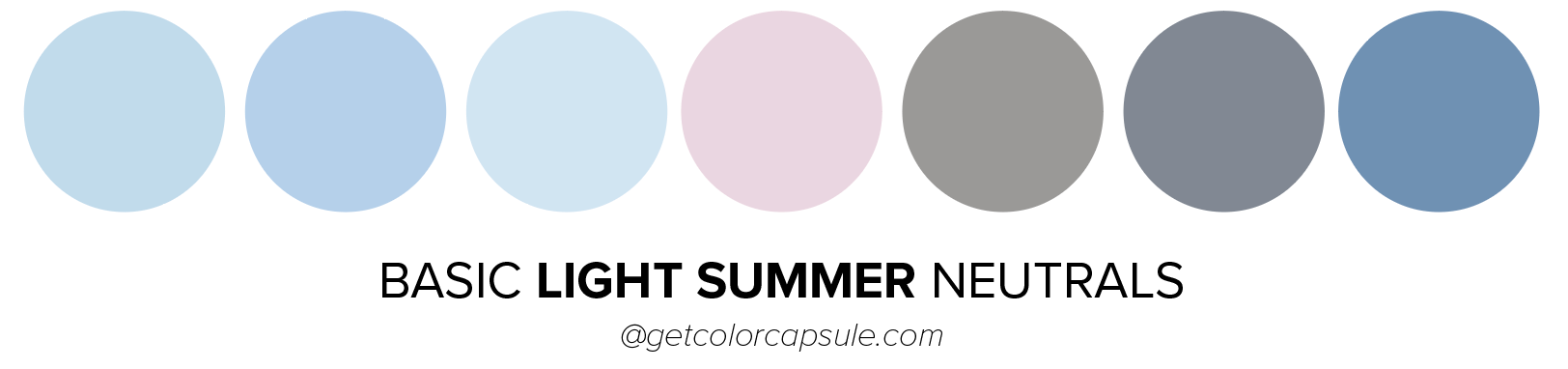 Light summer neutrals